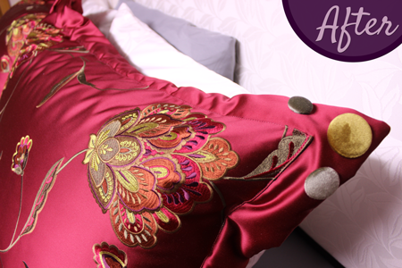 Custom Cushions, Pillows by Sensational SEAMS in Bowmanville, ON - Room of the Month July 2018