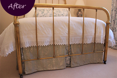 Custom Bedskirts by Sensational SEAMS in Oshawa, ON - Room of the Month February 2019