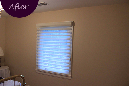 Window Shutters by Sensational SEAMS in Oshawa, ON - Room of the Month February 2019