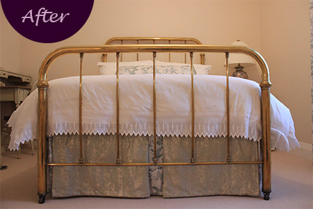 Custom White Bedspread by Sensational SEAMS in Oshawa, ON - Room of the Month February 2019