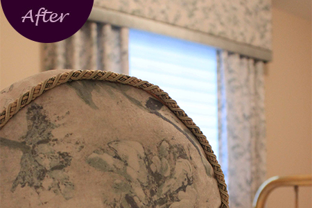 Floral Print Bolster Pillow by Sensational SEAMS in Oshawa, ON - Room of the Month February 2019
