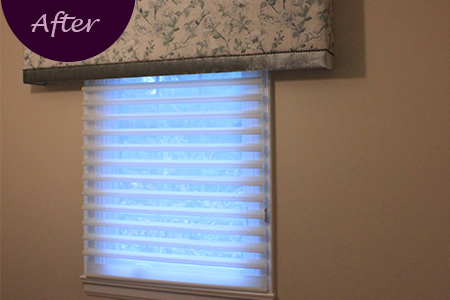 Window Box Valance by Sensational SEAMS in Oshawa, ON - Room of the Month February 2019