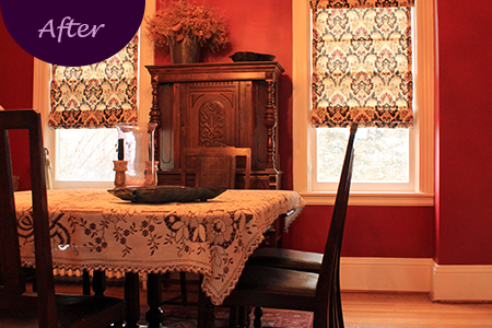 Roman Window Shades by Sensational SEAMS in Bowmanville, ON - Room of the Month May 2019