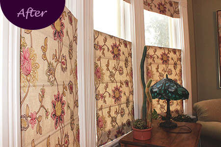 Automated Window Blinds by Sensational SEAMS in Bowmanville, ON - Room of the Month May 2019