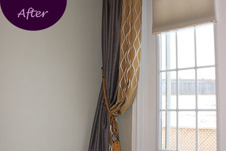Custom Curtains by Sensational SEAMS in Newcastle, ON - Room of the Month June 2019