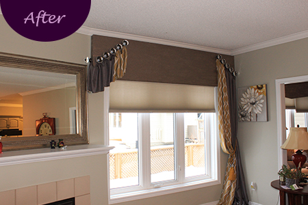 Curtains by Sensational SEAMS in Newcastle, ON - Room of the Month June 2019
