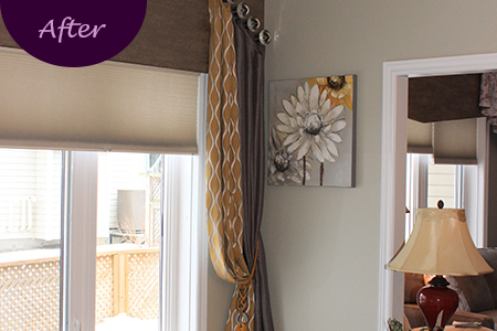 Window Valance Tassels by Sensational SEAMS in Newcastle, ON - Room of the Month June 2019
