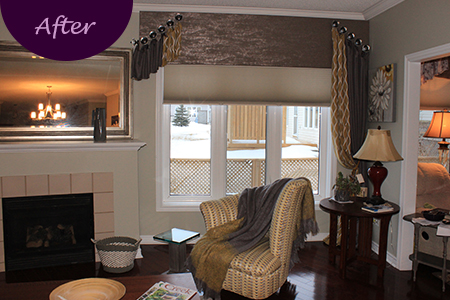 Motorized Window Blinds by Sensational SEAMS in Newcastle, ON - Room of the Month June 2019