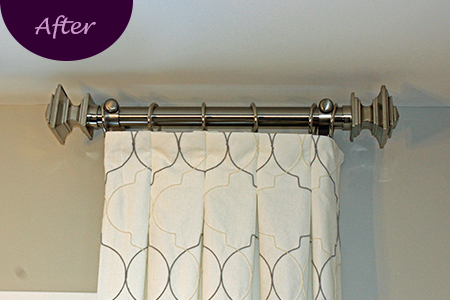 Drapery Rods by Sensational SEAMS in Newcastle, ON - Room of the Month August 2019