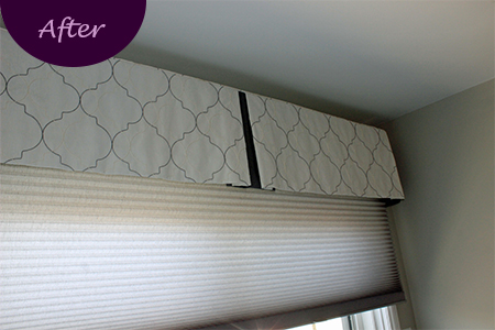 Window Valances by Sensational SEAMS in Newcastle, ON - Room of the Month August 2019