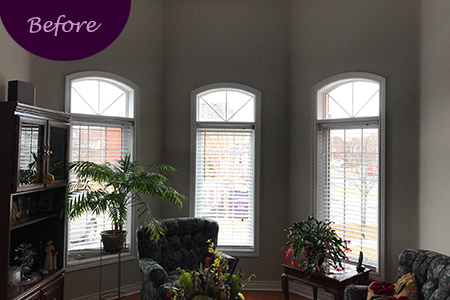 Window Shutters by Sensational SEAMS in Newcastle, ON - Room of the Month October 2019