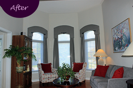 Motorized Window Shades by Sensational SEAMS in Newcastle, ON - Room of the Month October 2019