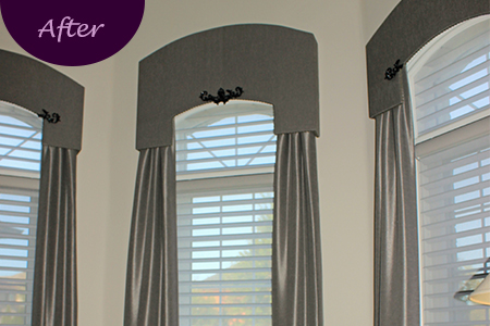 Window Draperies by Sensational SEAMS in Newcastle, ON - Room of the Month October 2019