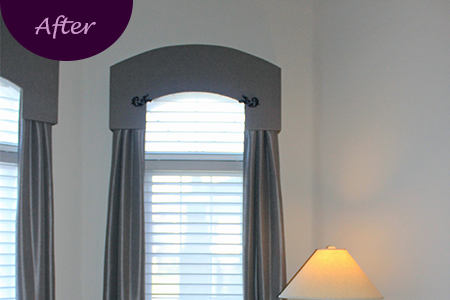 Hunter Douglas Motorized Window Treatments by Sensational SEAMS in Newcastle, ON - Room of the Month October 2019