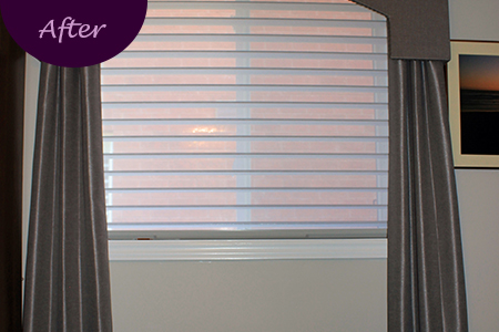 Motorized Window Blinds by Sensational SEAMS in Newcastle, ON - Room of the Month October 2019
