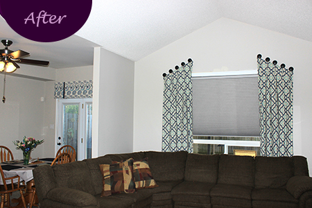 Custom Window Shades by Sensational SEAMS in Newcastle, ON - Room of the Month October 2019