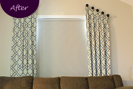 Automated Window Shades by Sensational SEAMS in Newcastle, ON - Room of the Month October 2019