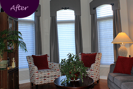 Custom Window Shutters by Sensational SEAMS in Newcastle, ON - Room of the Month October 2019