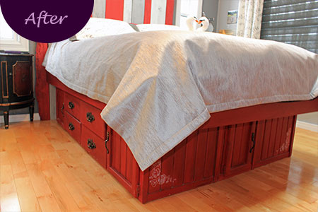 Custom Bedskirts by Sensational SEAMS in Newcastle, ON - Room of the Month January 2020