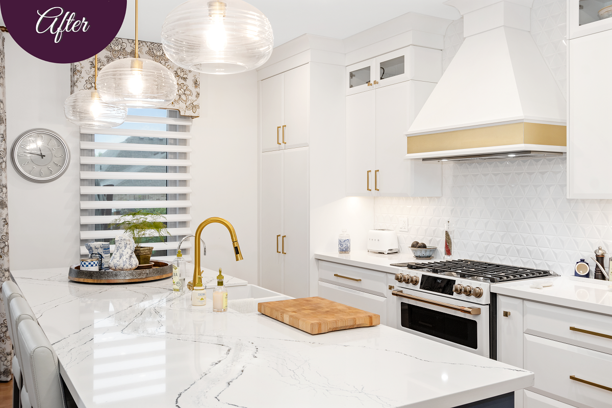 Kitchen Interior Design by Sensational SEAMS in Oshawa, ON - Room of the Month August 2021