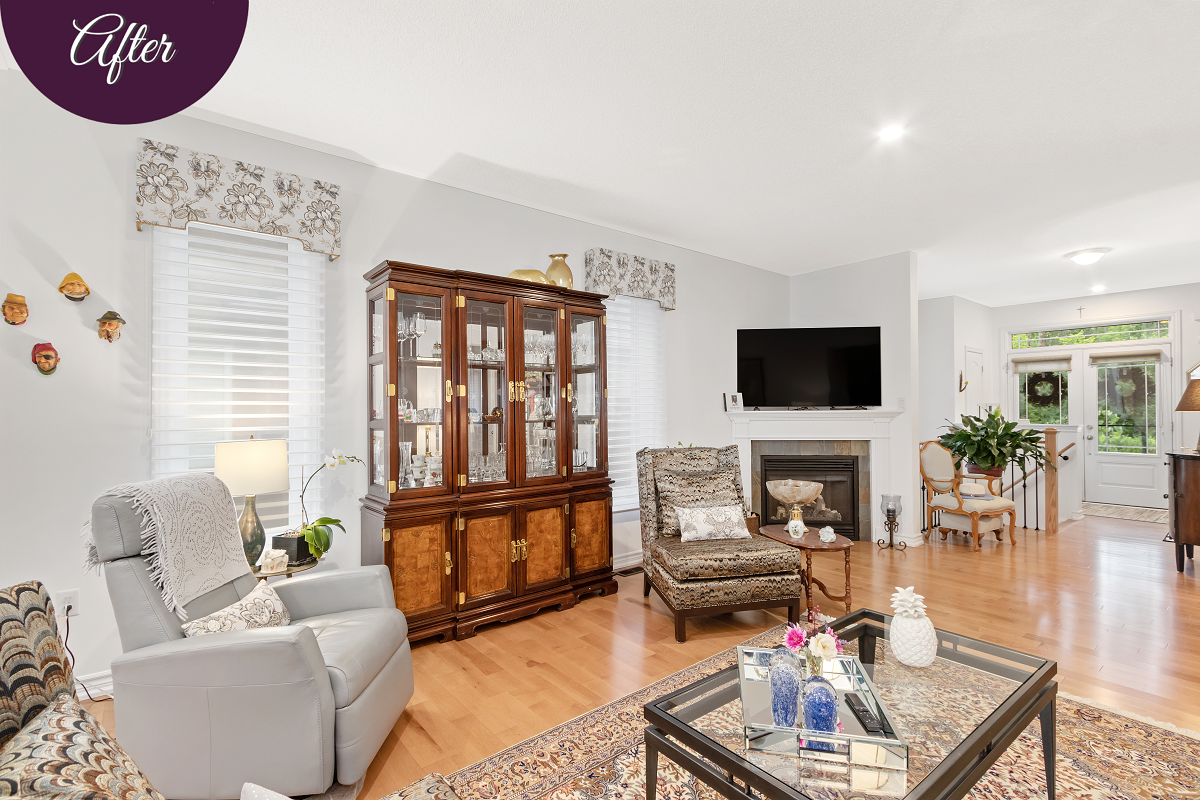 Motorized Window Treatments by Sensational SEAMS in Oshawa, ON - Room of the Month August 2021