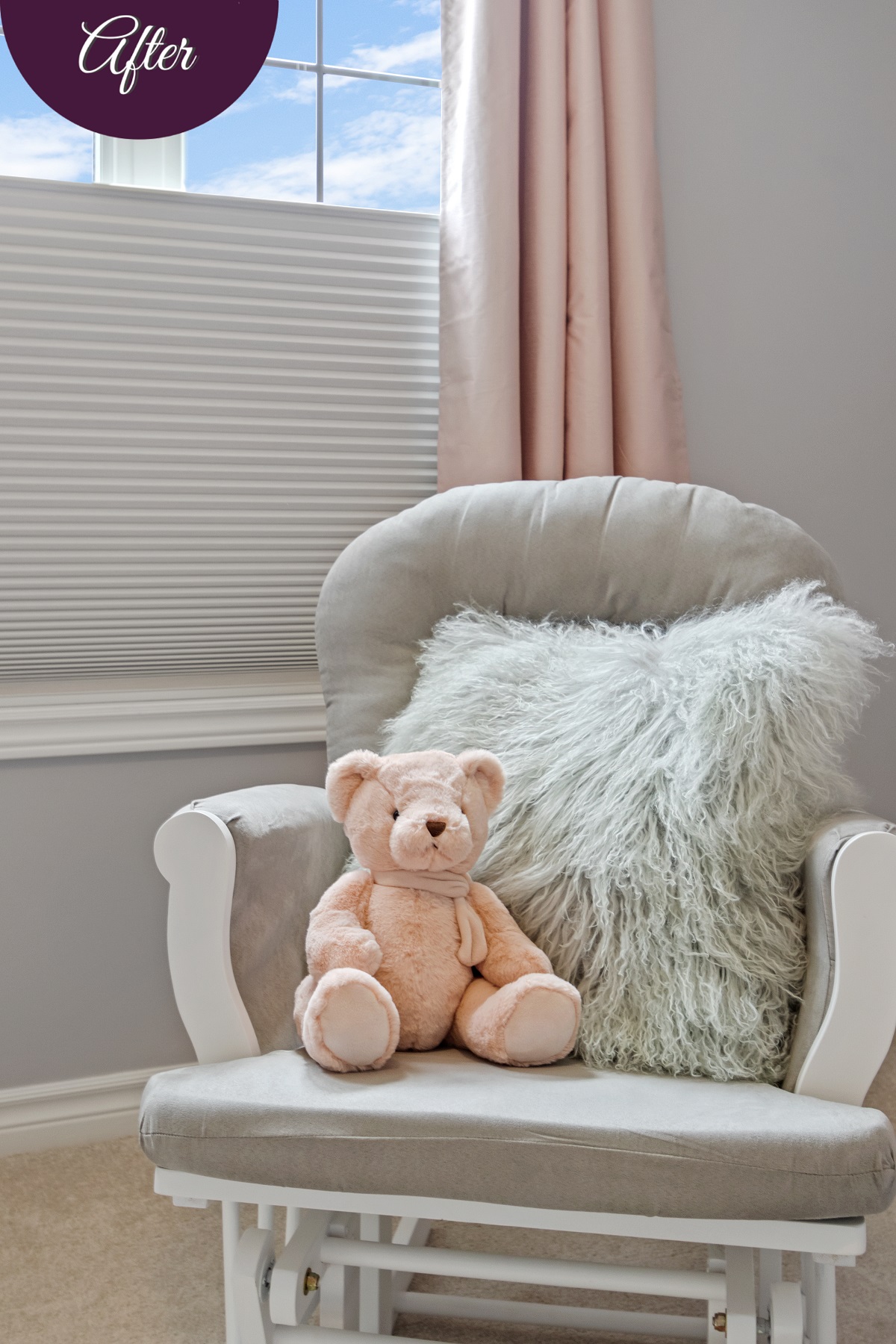 Motorized Window Shutters by Sensational SEAMS in Newcastle, ON - Room of the Month September 2021