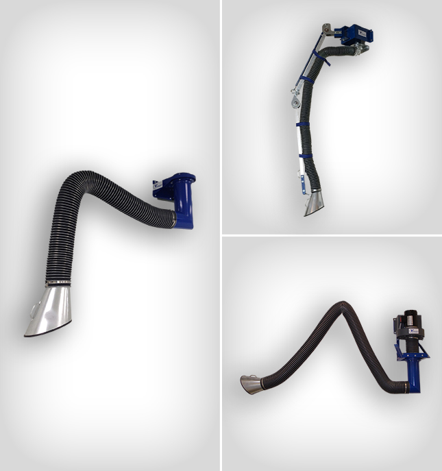 Internal External Supported Fume Arms