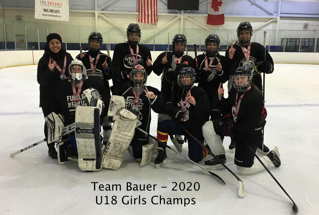 Family Day 3on3 Tournament - Team Bauer - 2020 U18 Girls Champs