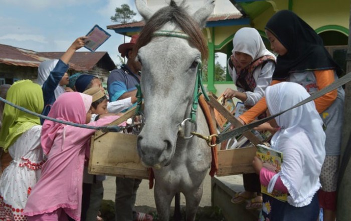 Di Jateng Ada Perpustakaan Kuda