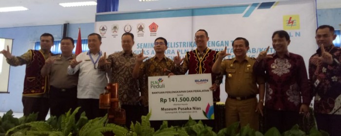 PLN Bantu Pengembangan Museum Pusaka Nias Rp141,5 Juta