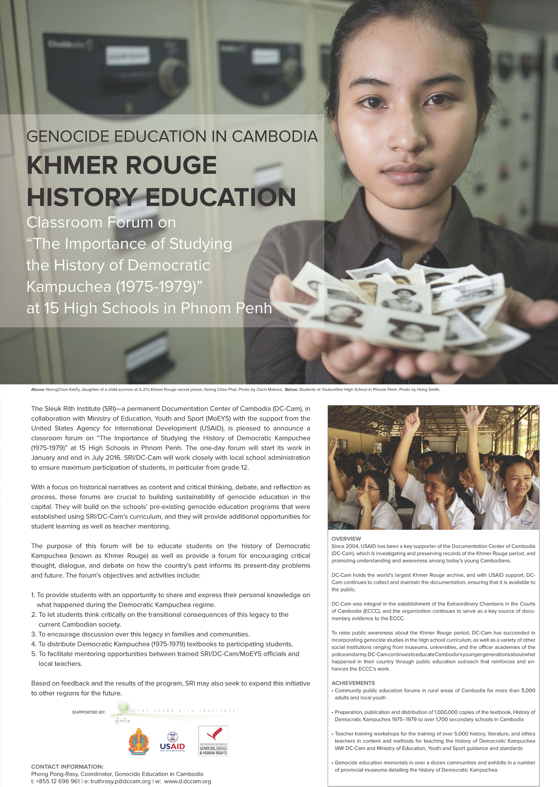 GENOCIDE EDUCATION ( JANUARY 13, 2016 )