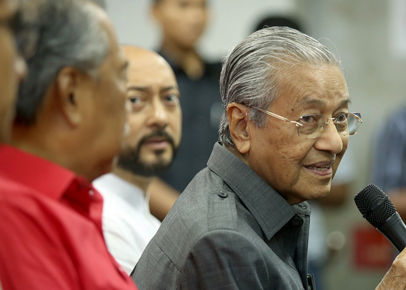 Dr Mahathir The HSR... it is only a short track. It is not beneficial to
