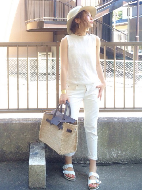 all white