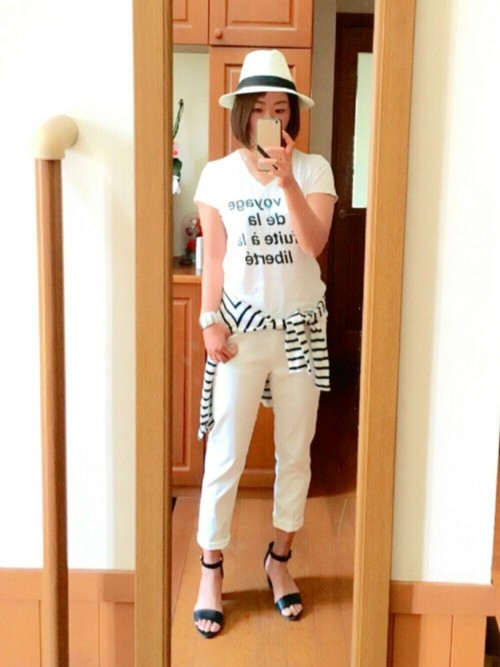 all white