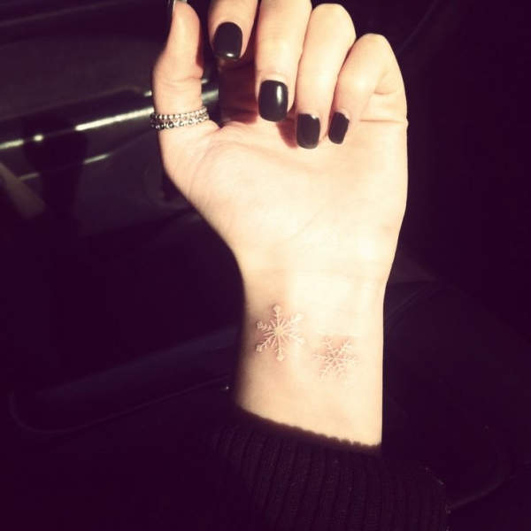 white tattoo
