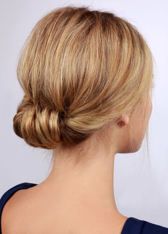 low bun