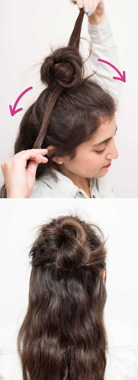 half bun