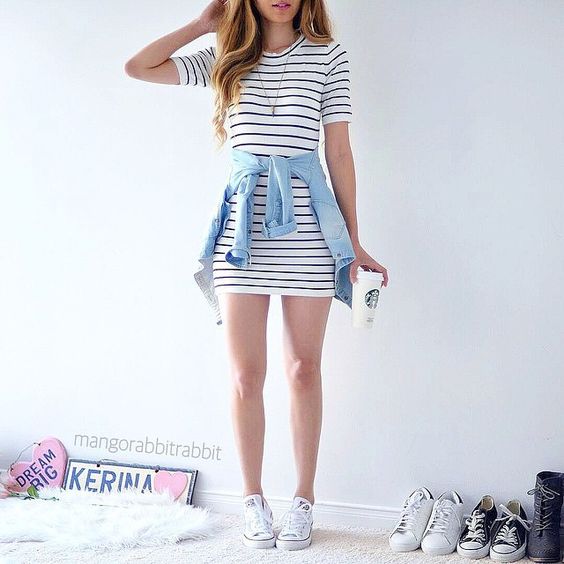 stripe outfit