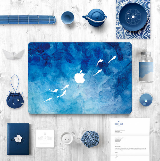 blue