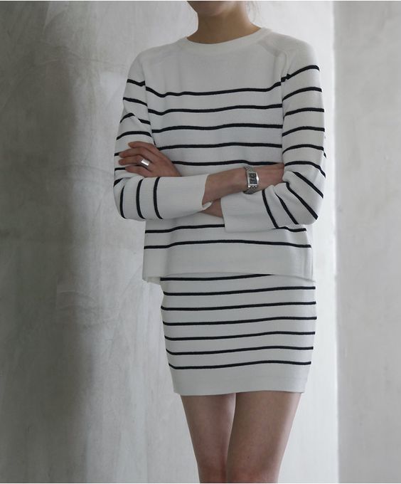 stripe outfit