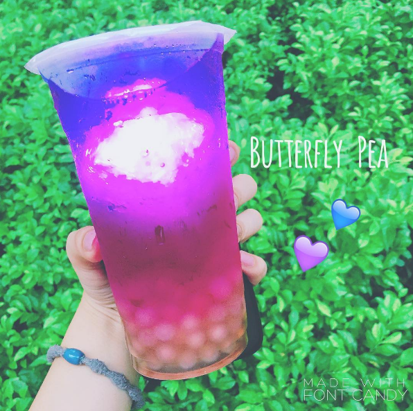 instagram03泰式蝶豆花冰茶+櫻花蜂蜜珍珠
