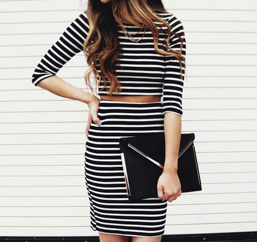 stripe outfit