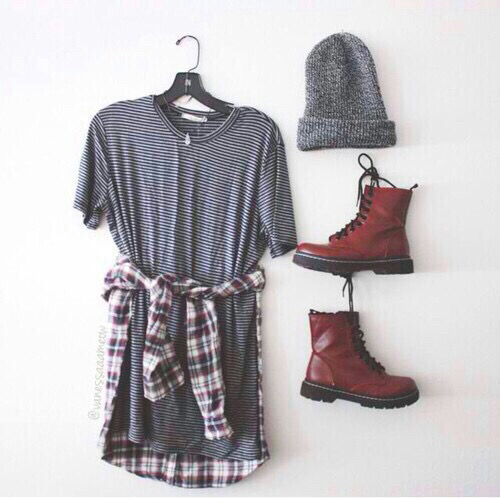 stripe outfit