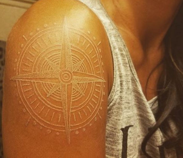 white tattoo