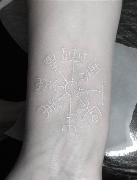 white tattoo