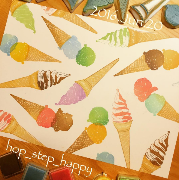 eraser stamp