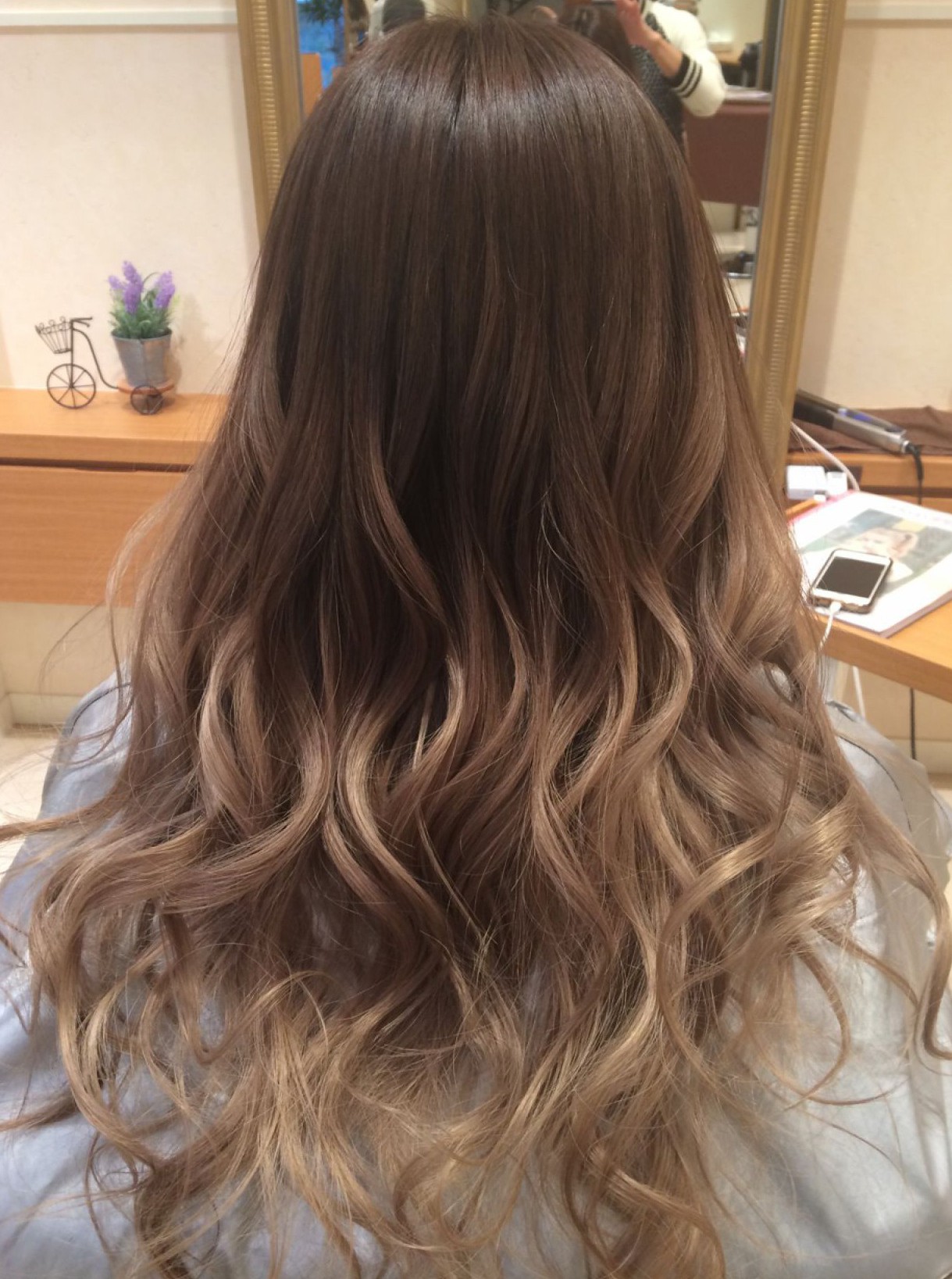 渐变色头发 Tumblr 深棕色到金色