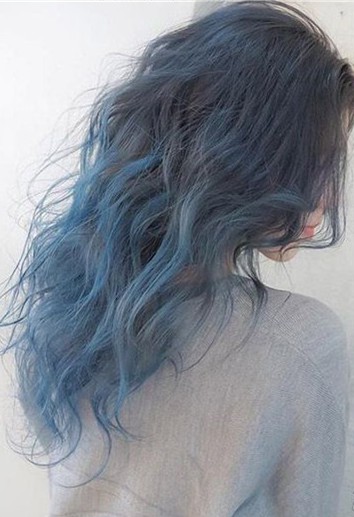 blue hair