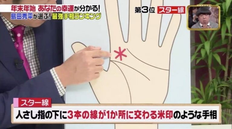 日本節目教你睇7個「最幸運手相」