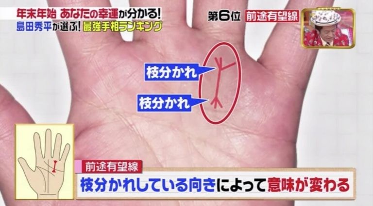 日本節目教你睇7個「最幸運手相」